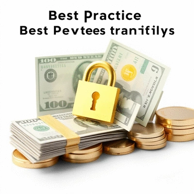Image representing best practices for secure money transfers